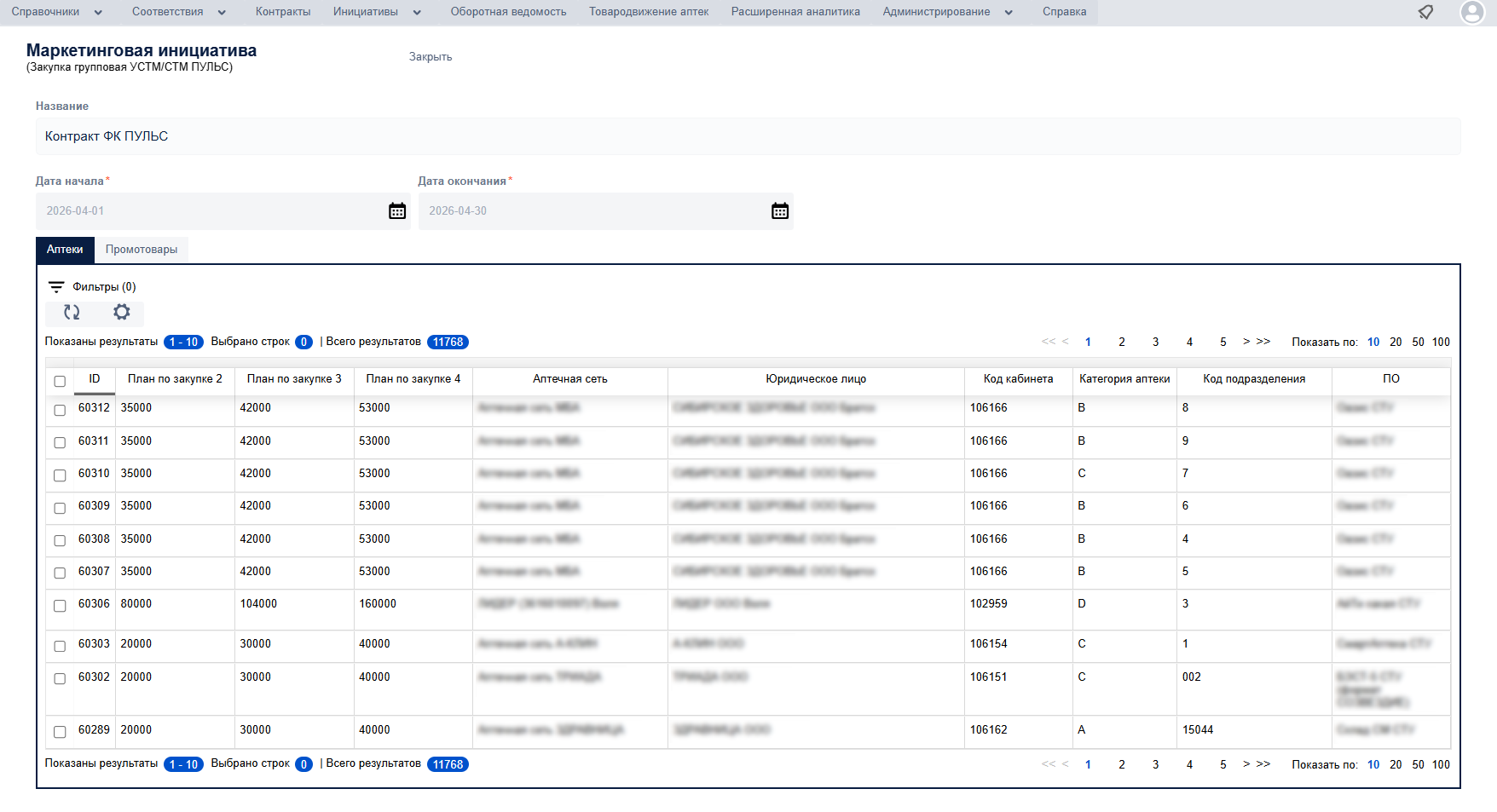 Закупка групповая УСТМ/СТМ ПУЛЬС